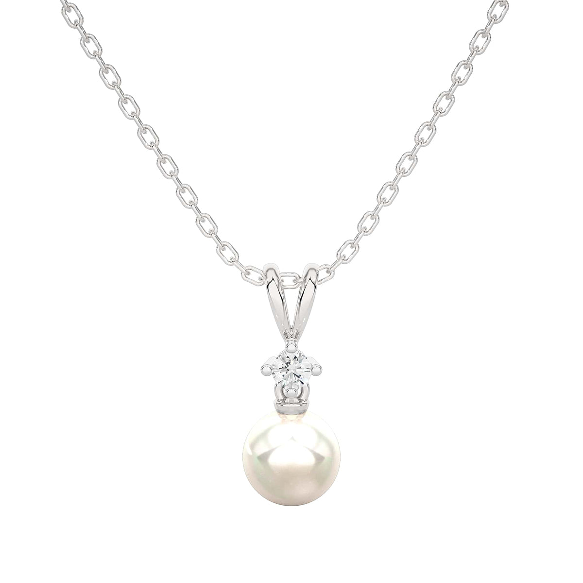 Lulu Diamond and Pearl Pendant – Kiaash